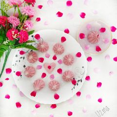 Rose Flavour Modak A picture of Rose Flavour Modak.