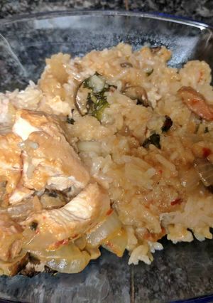 A picture of Easy 2 Dish Chicken Casserole.