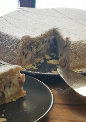 A picture of Baked Sicilian Cassata with Whole Spelt Flour.