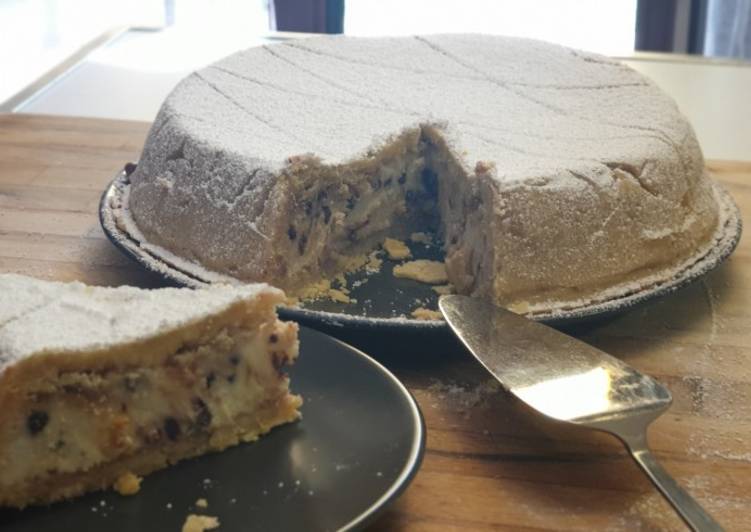 Cassata siciliana al forno di farina di farrobio