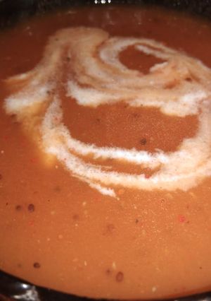 A picture of Tomato soup.
