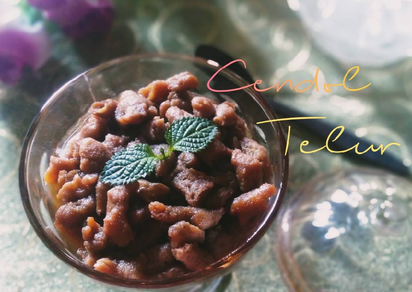 Janggo"aka cendol telur(pakai tepung nasi sisa)