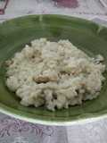 Risotto stracchino, noci e tahina