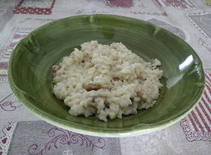 Foto di Risotto stracchino, noci e tahina