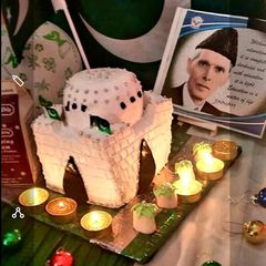 A picture of Tomb of our great Quide happy independence day.