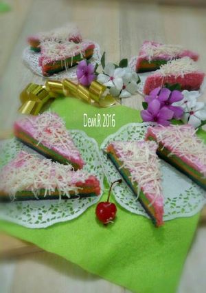 Foto resep Rainbow Cake kukus