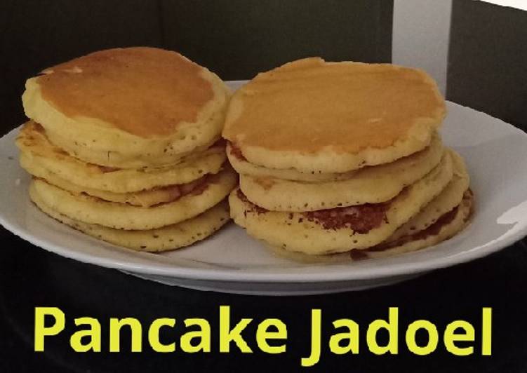 Cara Untuk Menyiapkan Masakan Pancake Jadoel, Enak!!