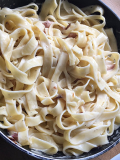 Una foto de Spaghetti Carbonara
