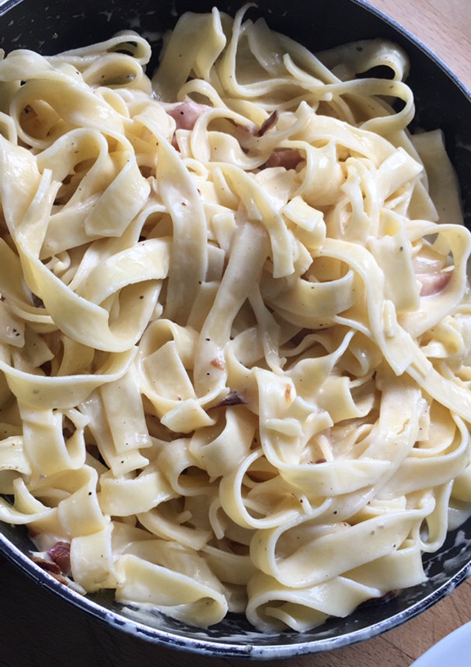 Una foto de Spaghetti Carbonara