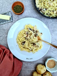 Foto resep Spaghetti Alfredo