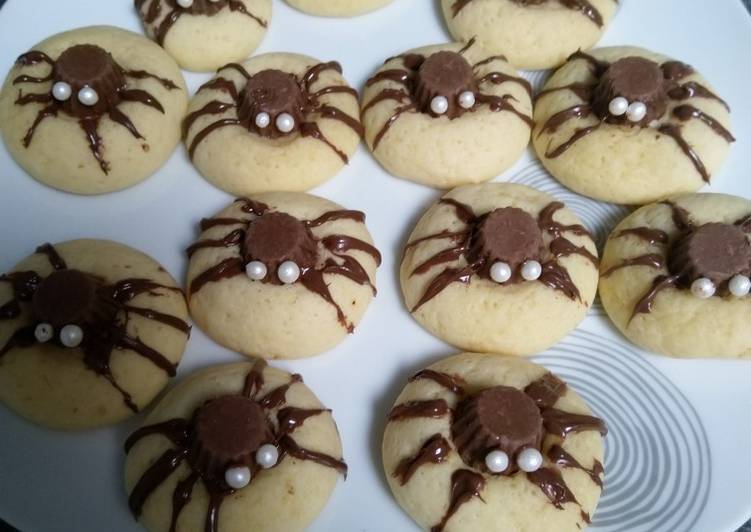 Maniere simple a Faire Parfait Cookies araignées 🕷️