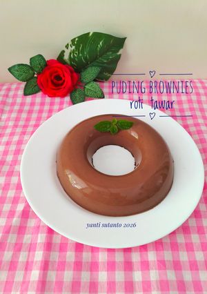 Foto resep Puding Brownies Roti Tawar