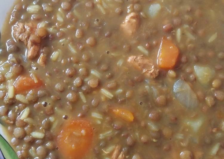 Lentejas pardinas sencillas