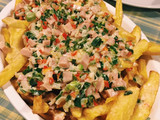 Papas con crema y verdeo