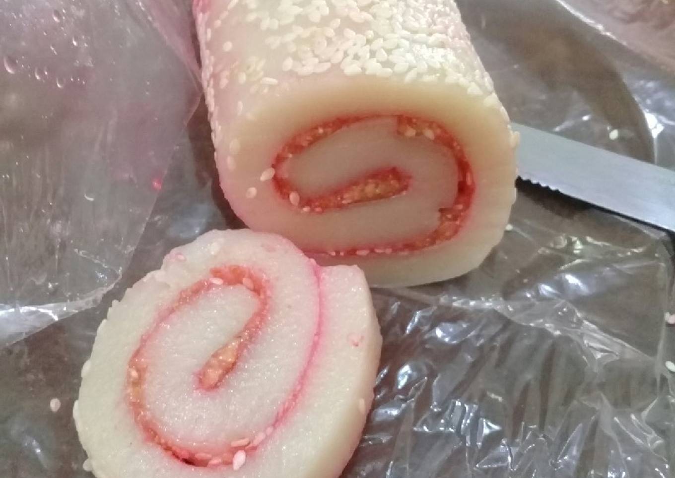 Resep Moci gulung yumi lembut pas dilidah