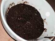 A picture of nutella mug cake