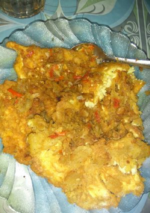 Foto resep 10. Telur Geprek