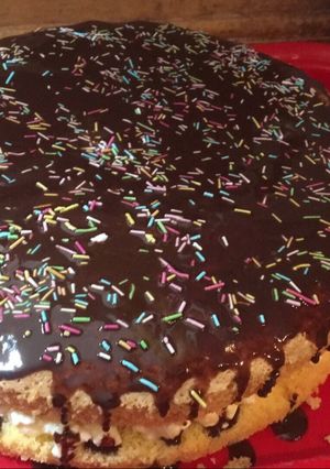 Barackos-túrós piskóta recept fotója