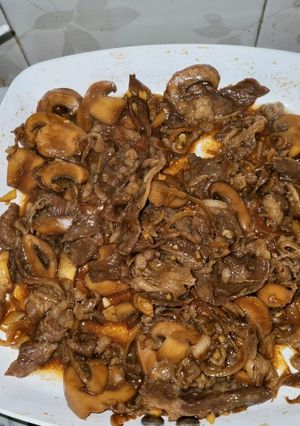 Foto resep Beef teriyaki simple enak