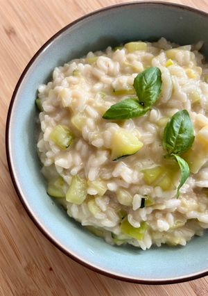 Une photo de Risotto à la courgette