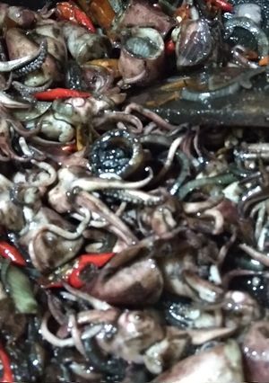 Foto resep Cumi masak hitam