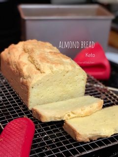 Foto resep Almond Bread (Roti Tawar Almond) #keto