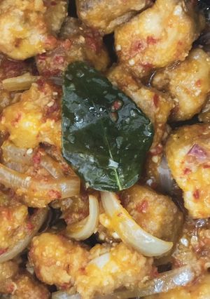 Foto resep Cumi Tahu Tepung Saus Padang