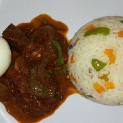 A picture of Vegetable rice.