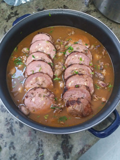 Una foto de Redondo guisado con chipirones (Receta Navideña)