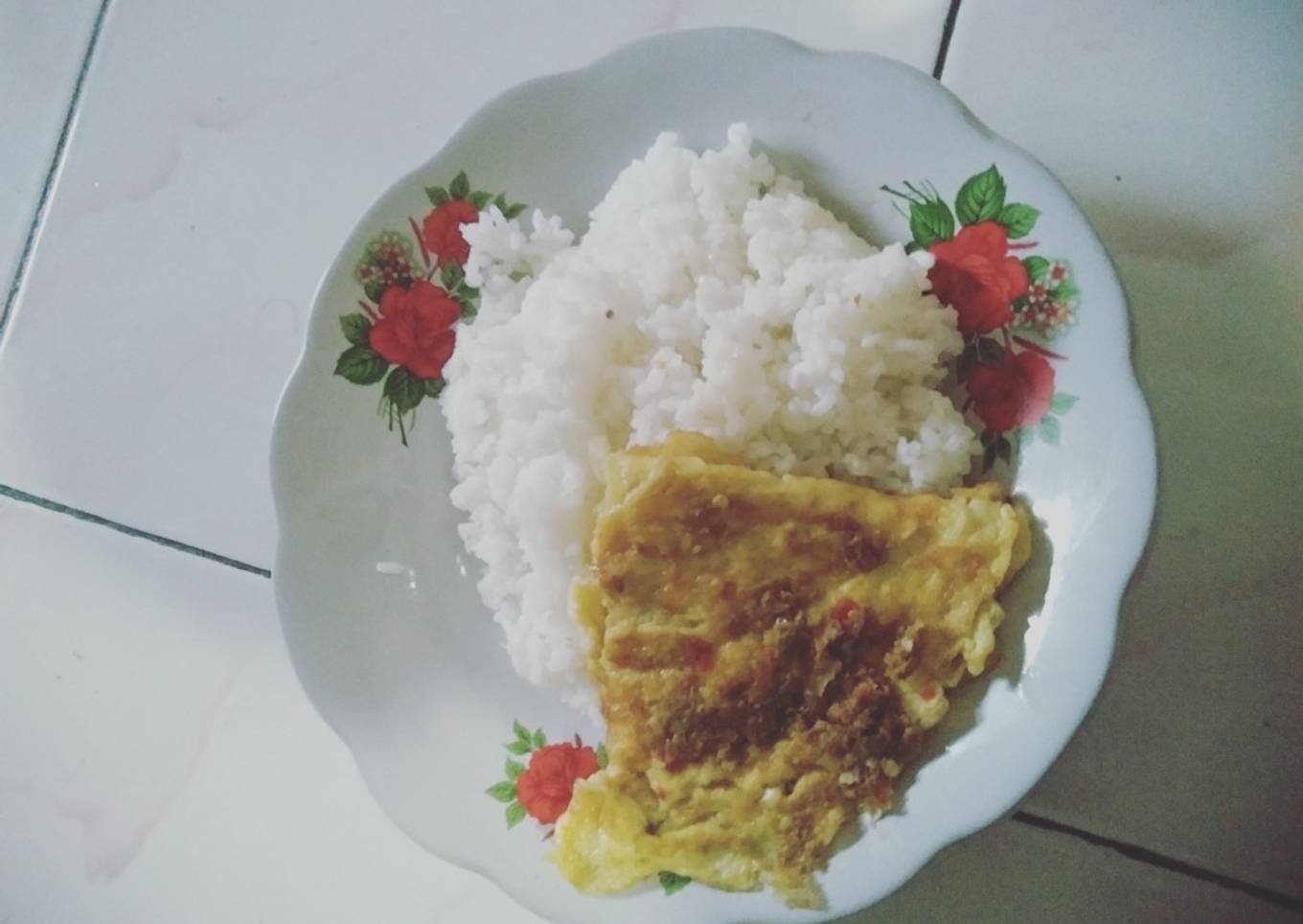 Sambal telur hijau enak