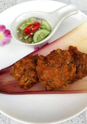 รูปของ ทอดมันหัวปลีหมูสับพริกแกง 🐷