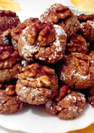 Diós csók karácsonyra recept fotója