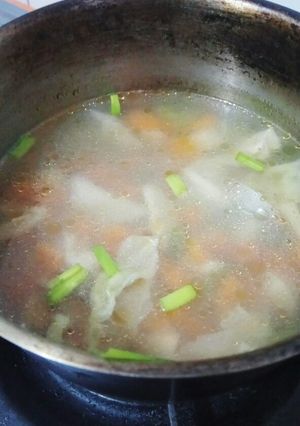 Foto resep Simple Soup Ayam Bakso