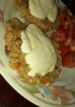 Una foto de Hamburguesas de arroz yamaní
