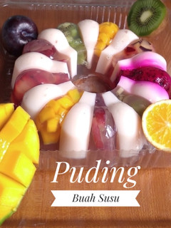 Foto resep Puding Buah Susu