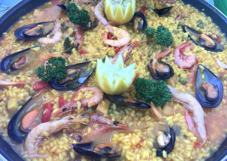 Paella de marisco #Frantxu-kitchen style