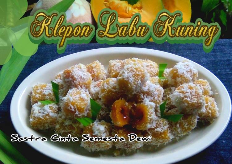 resep cara membuat Klepon Labu Kuning