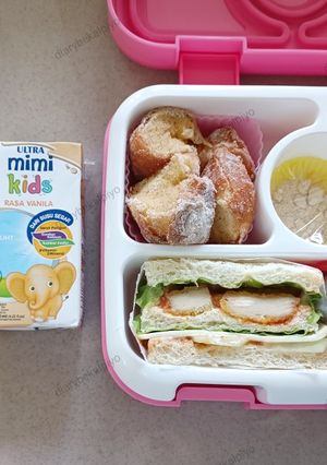 Foto resep #4 Bekal anak (nuggets sandwich)