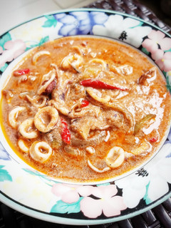 Foto resep Cumi saus telur BBQ pedas