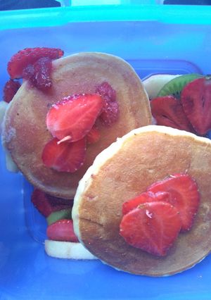 Foto resep Pancake Saus Buah