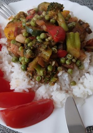 Zöldséges-szalonnás ragu recept fotója