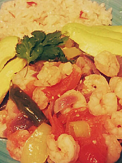 Una foto de HU3RAz ♡ Fajitas de Camarón