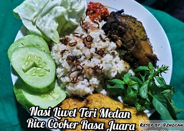 Resep Nasi Liwet Teri Medan Rice Cooker Rasa Juara Khas Sunda, Lezat Sekali