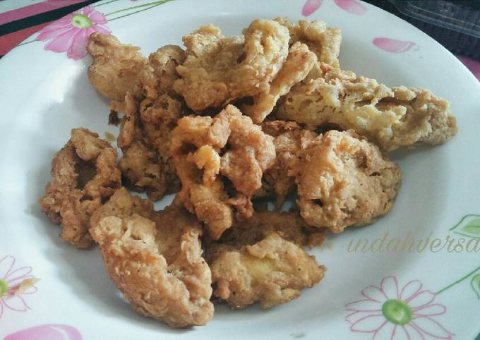 Kulit Ayam Krispi KFC ala anak kos