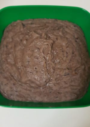 Una foto de Frijoles o porotos negros refritos