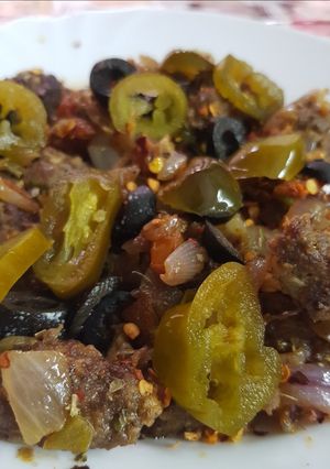 A picture of Left over kabab salan.