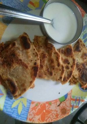 A picture of Fresh coconut puran polli.
