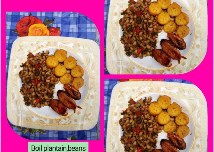 Step-by-Step Guide to Make Super Quick Bean n boiled plantain pottage