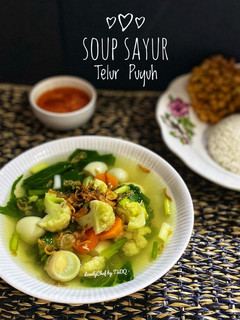 Foto resep Soup Sayuran Telur Puyuh