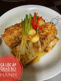 Cá Lóc áp chảo bơ hành